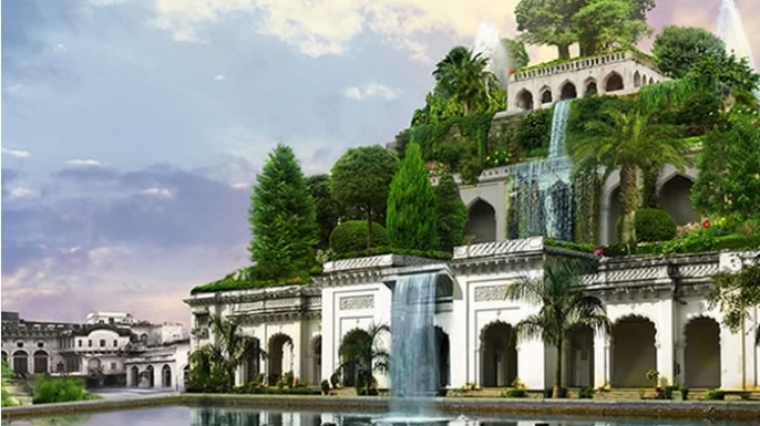 Hanging Gardens of Babylon wonderside